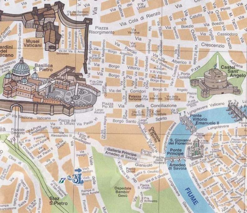 Le 3 Elle Vaticano San Pietro Roma Eksteriør bilde
